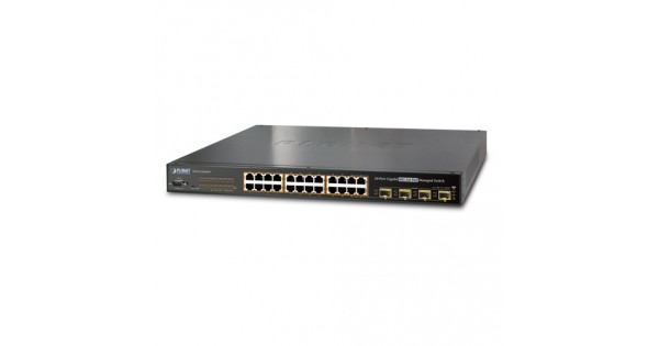 PLANET WGSW-24040HP4 24-Port 10/100/1000Mbps 802.3at